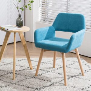 ghế eames bọc vải chân gỗ cho căn hộ