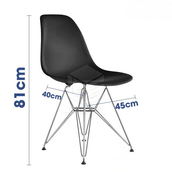 Ghế eames chân mạ crom - Mã: E03 - Ảnh 15