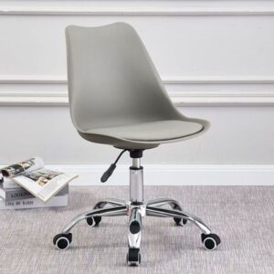 Ghế eames chân xoay thân nhựa lót nệm - Mã: E02
