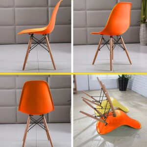 ghế eames chân gỗ giá rẻ cho quán trà sữa