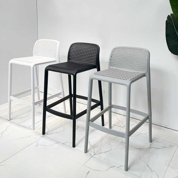 Ghế quán bar ngoài trời nhựa đúc - Mã: 1202