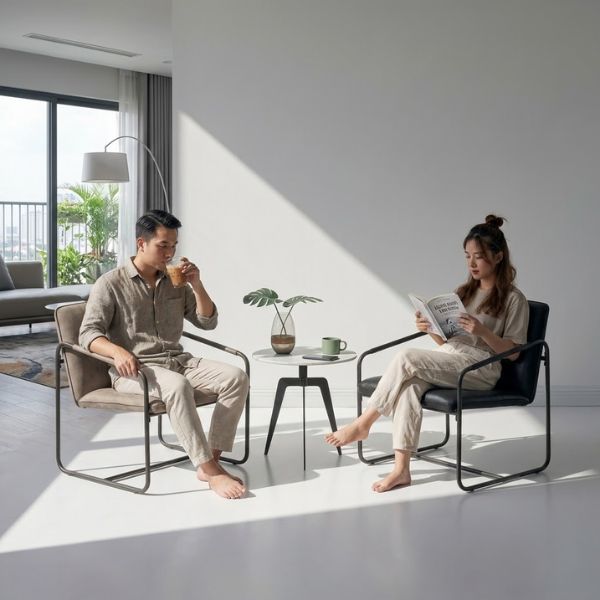 Ghế sofa đơn bọc da nhỏ gọn - Mã: 3201 - Ảnh 15