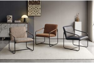 Ghế sofa đơn bọc da
