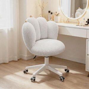 Ghế trang điểm bọc vải chân xoay - Mã: 2717 17 ghe trang diem chan xoay ma 2717 5