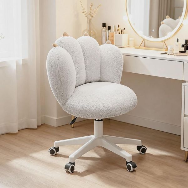 Ghế trang điểm bọc vải chân xoay - Mã: 2717 6 Ghế trang điểm bọc vải chân xoay - Mã: 2717 - Ảnh 6