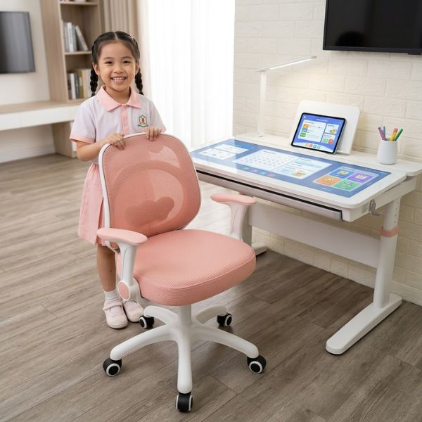Ghế xoay học sinh lưng lưới Panda - Mã: 2705