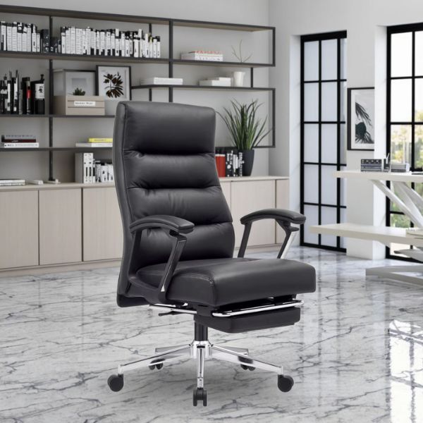 Ghế xoay ngả lưng có gác chân bọc da - Mã: 5461 - Ảnh 7