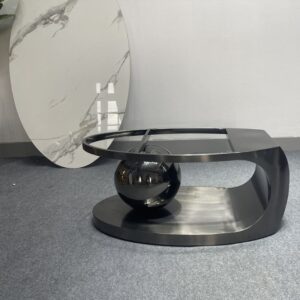 ban sofa elip mat da trang chan inox ma pvd den ma 3023 2