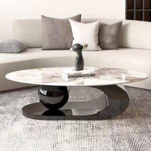 ban sofa elip mat da trang chan inox ma pvd den ma 3023 6