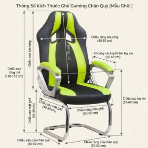 ghe gaming chan quy chuyen nghiep 1034 3
