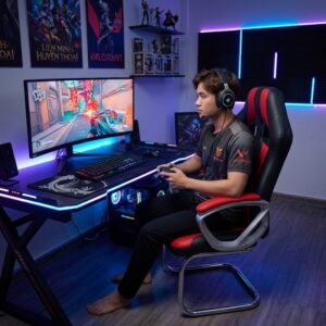 ghe gaming chan quy chuyen nghiep 1034