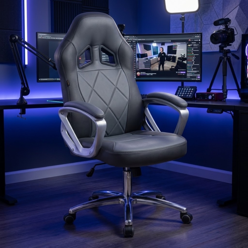 Ghế Livestream, Gaming, Streamer Bọc Da Cao Cấp - Mã: 1035 8 Ghế Livestream, Gaming, Streamer Bọc Da Cao Cấp - Mã: 1035 - Ảnh 8