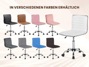 Ghế xoay làm việc tại nhà không tay mã 503
